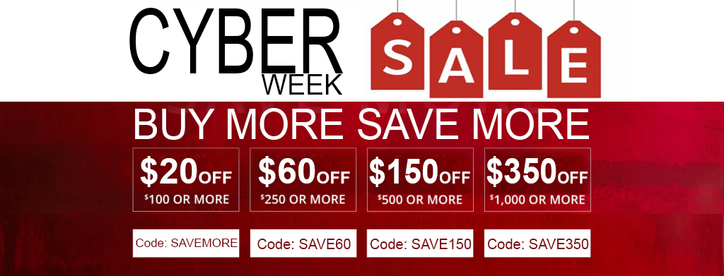 CYBER WEEK SALE