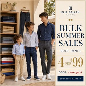 4 boys pants for $99