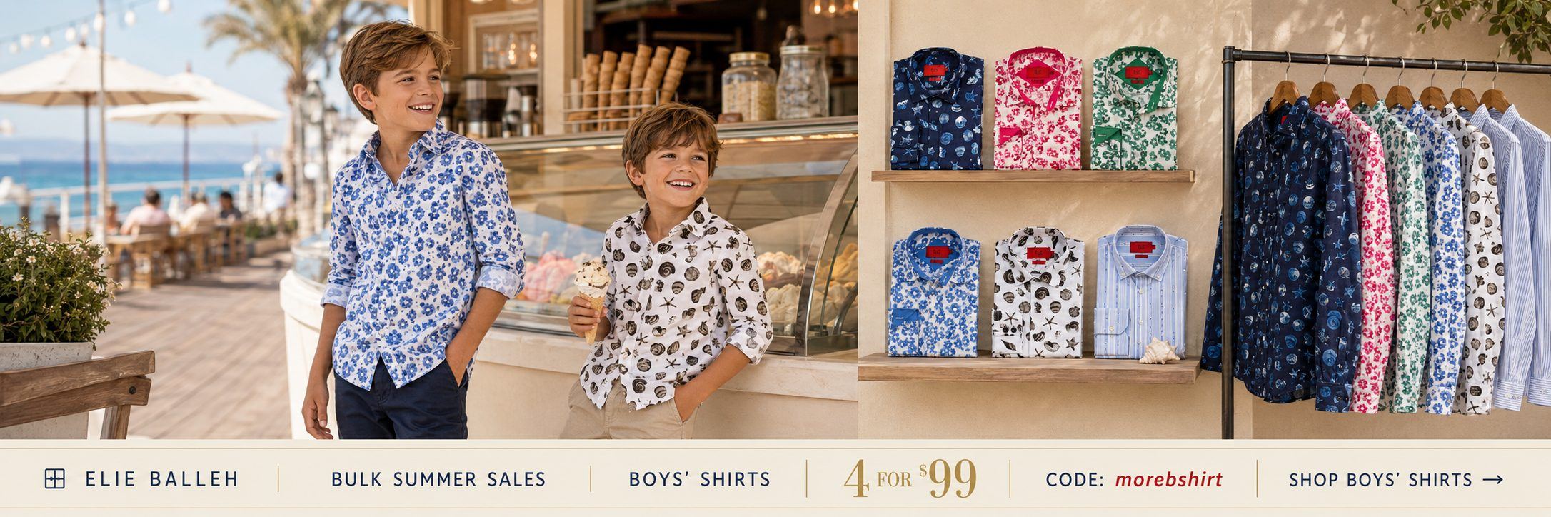 4 boys shirts for $99