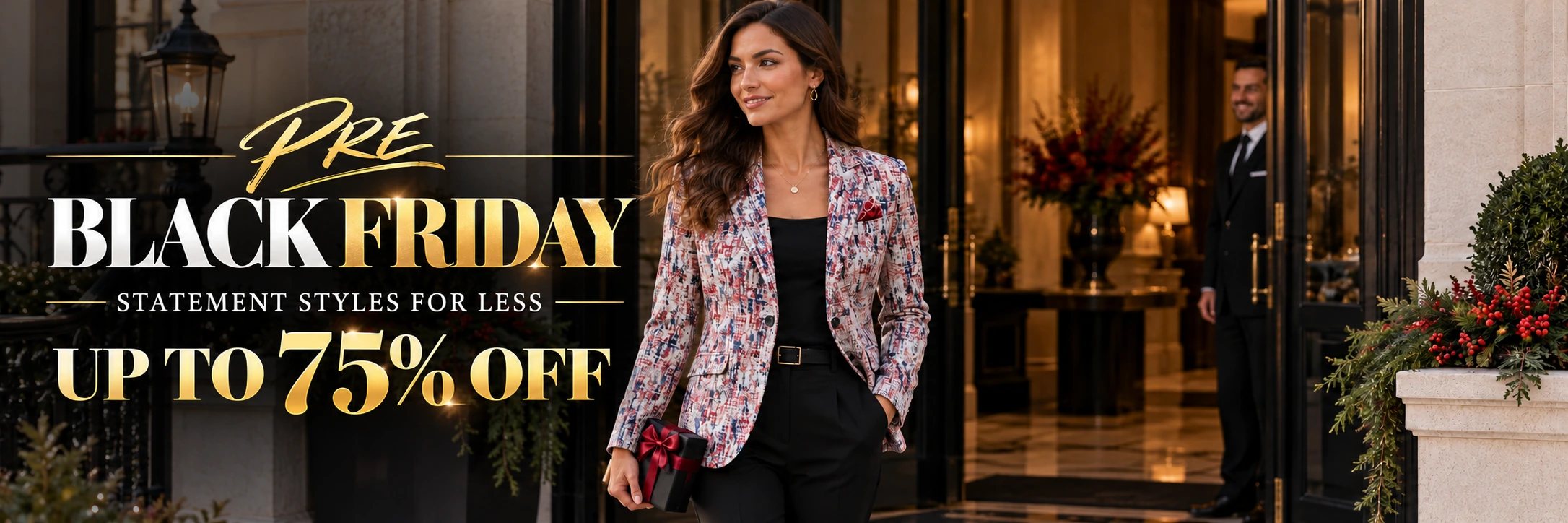 Pre BLACK FRIDAY STATEMENT STYLES FOR LESS UP TO 75% OFF