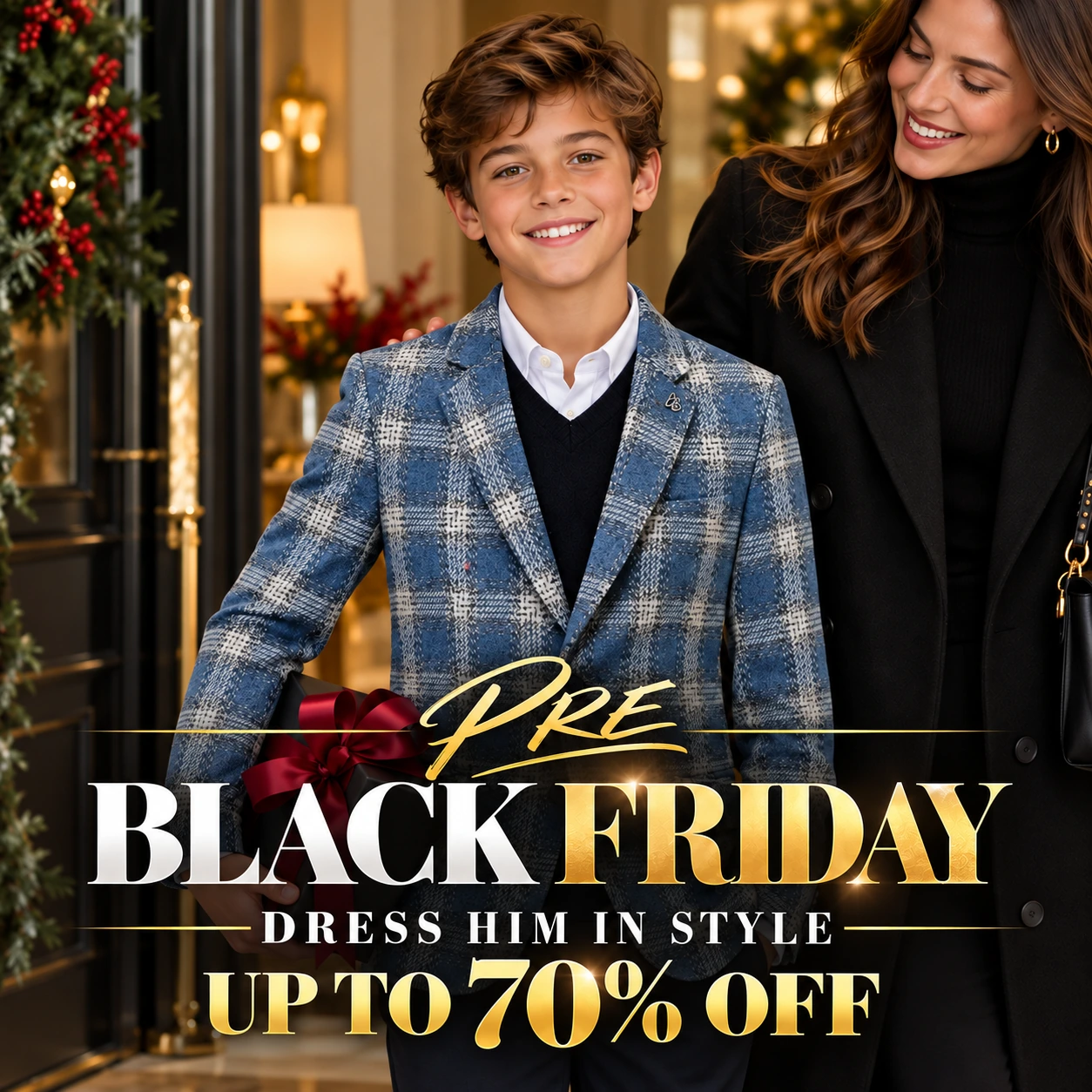 Pre BLACK FRIDAY DRESS HIM IN STYLE UP TO 70% OFF