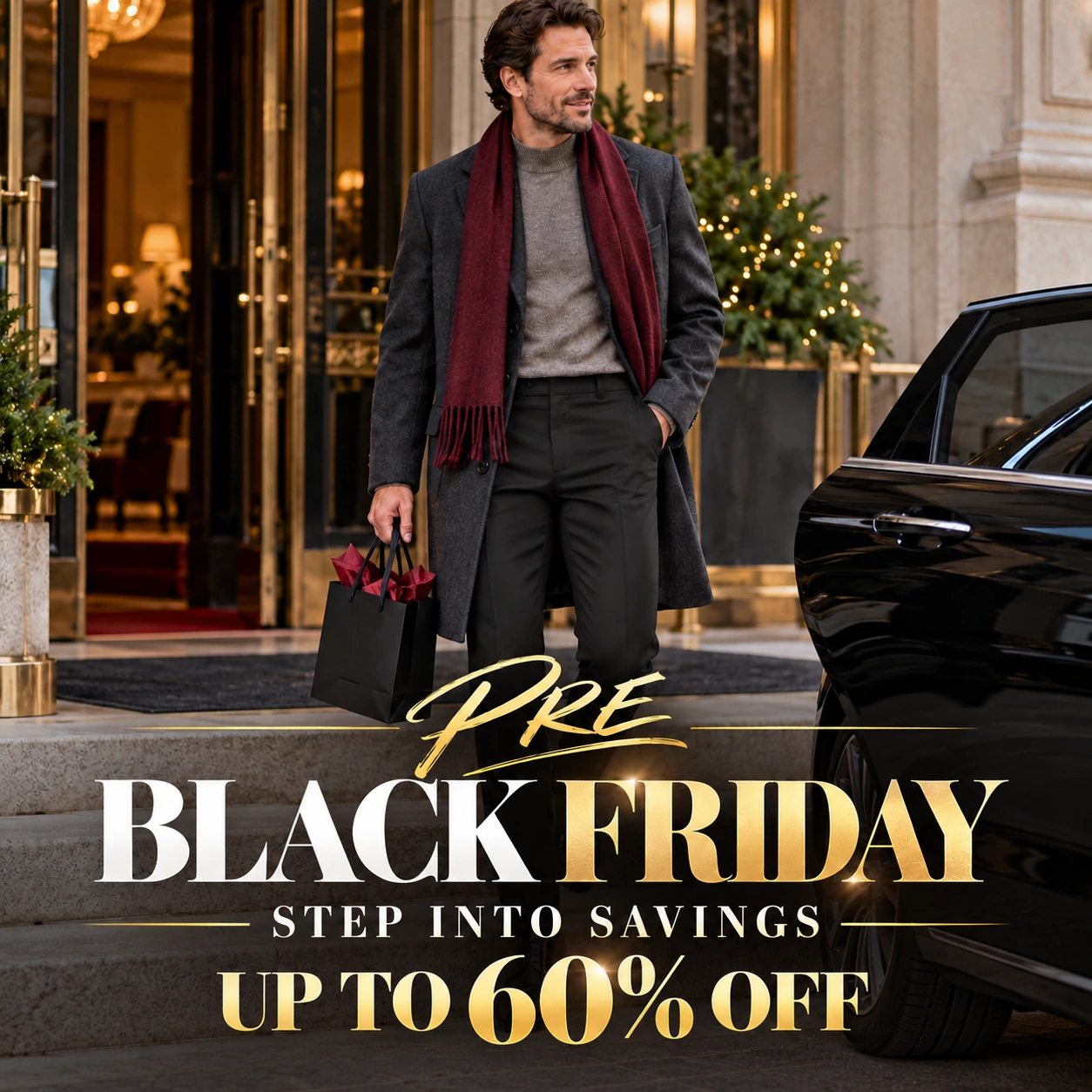 Pre BLACK FRIDAY STEP INTO SAVINGS UP TO 60% OFF