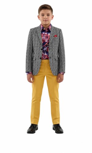 Elie Balleh Boy's Logo Blazer: A Touch of Luxury