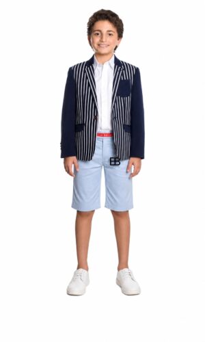 Elie Balleh Boy's Knit Blazer: Comfort and Style