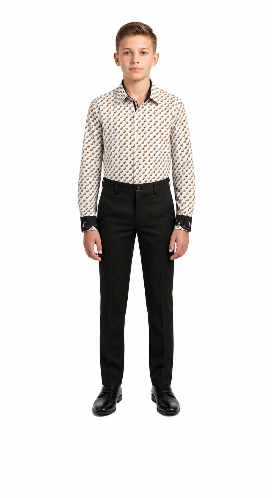 Elie Balleh Boys Slim Fit Dress Pants Slacks