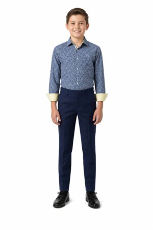 Slim Fit Floral Shirt for Boy's by Elie Balleh