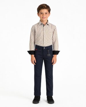 Paisley Button-Down Shirt for Boys - Elie Balleh