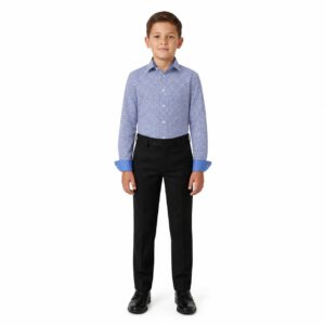 Elie Balleh Blue Tonal Neat Shirt