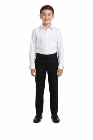 Elie Balleh Boy's Slim Fit French Cuff Shirt