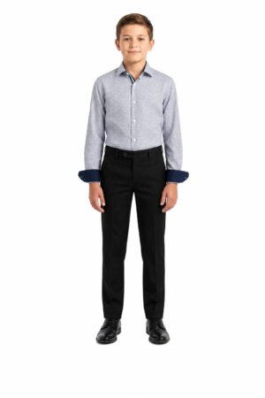 Elie Balleh Boys Slim Fit Honeycomb Button-Down Shirt