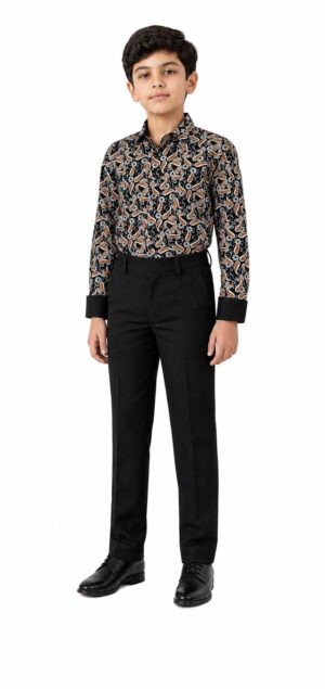 Elie Balleh Boy's Paisley Sport Shirt: Effortless Style