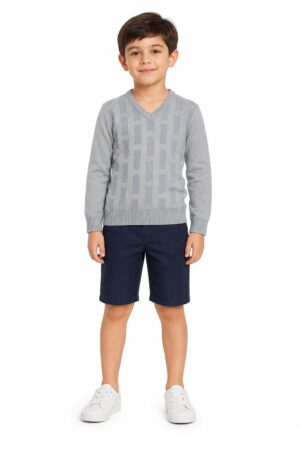 Classic V Neck Sweater for Boys - Elie Balleh