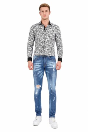 Classic Dark Wash Denim for Men