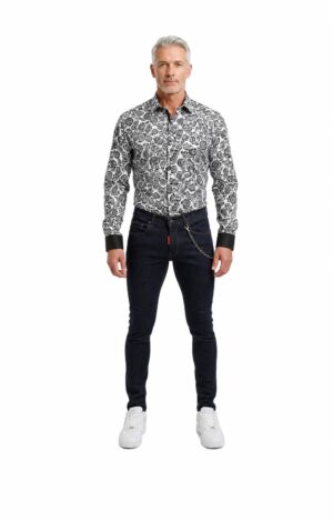 Slim Fit Skinny Wash Jeans for Men