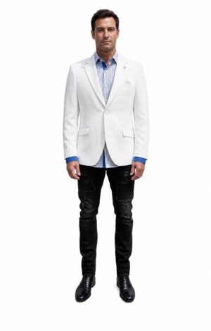 Men's Solid Blazer Sports Coat