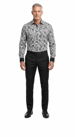 Slim Fit Dress Pants for Men