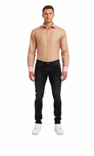 Paisley Print Button-Down Shirt By Elie Balleh