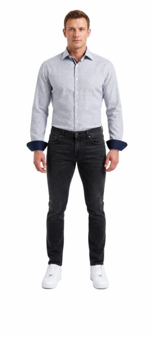 Men's Honeycomb Slim Fit Shirt