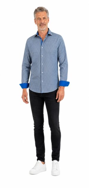 Geometric Print Slim Fit Shirt