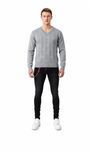 Classic V-Neck Sweater for Men